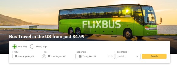 Cómo comprar boletos de autobus para Flixbus