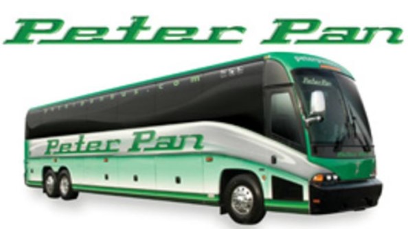 What does a Peter Pan Bus look like?